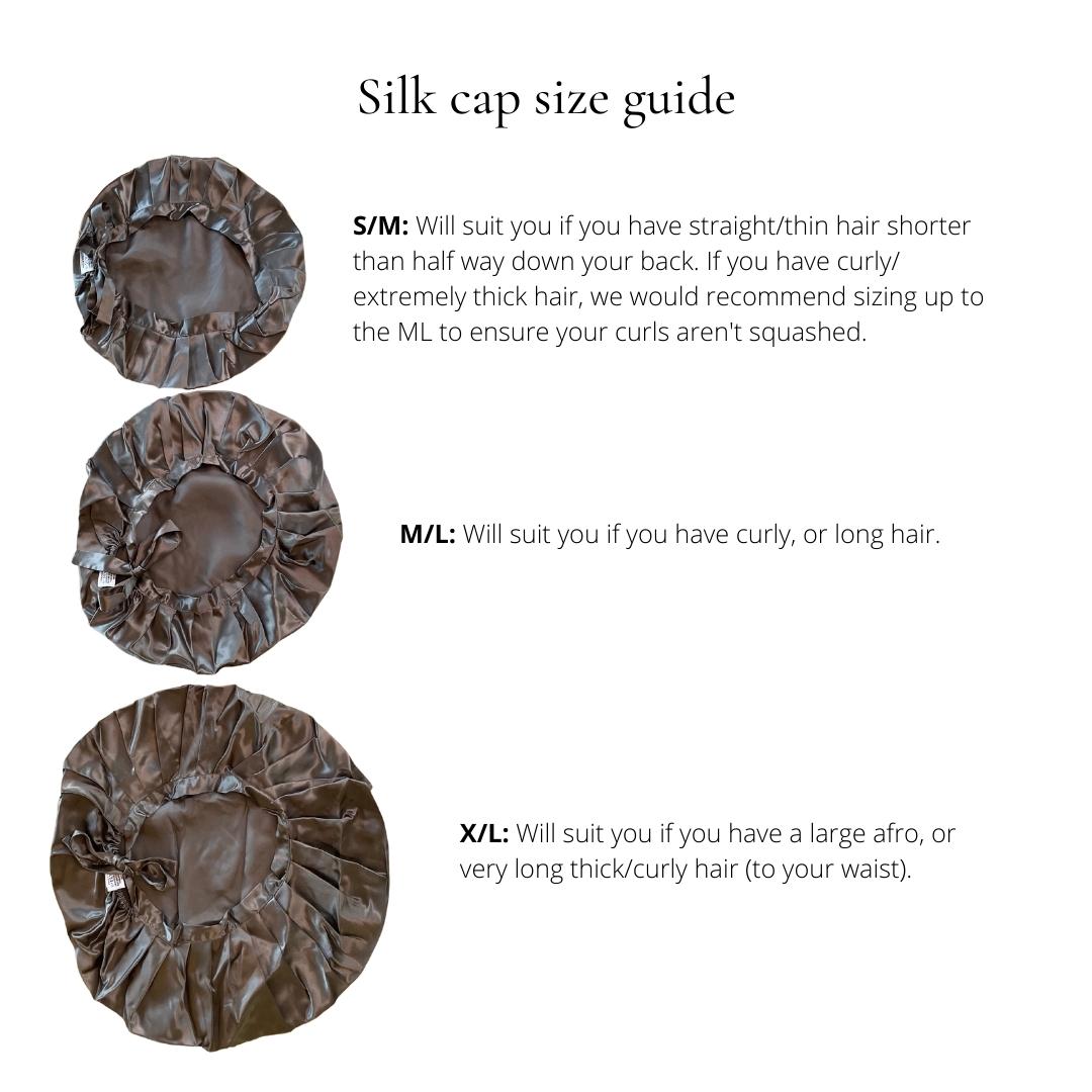 Silk sleeping cap
