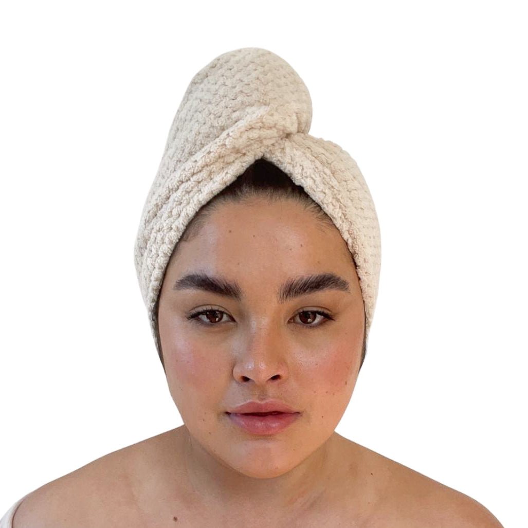 Waffle deluxe towel wrap - Strands of Silk
